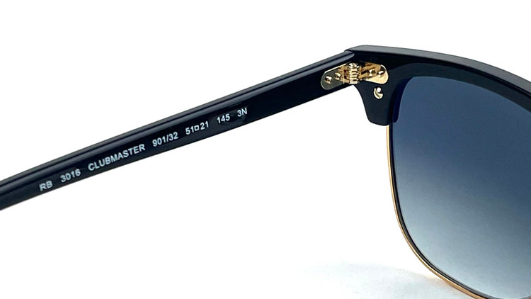 عینک آفتابی اورجینال ریبن مدل کلاب مستر CLUBMASTER RB3016