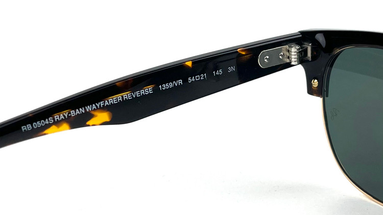 عینک آفتابی اورجینال ریبن مدل کلاب مستر ریورس RAYBAN CLUBMASTER REVERSE RB0504S