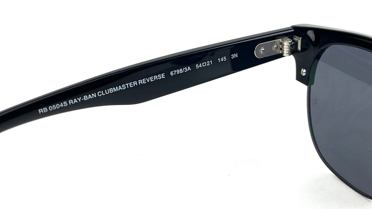 عینک آفتابی اورجینال ریبن مدل کلاب مستر ریورس RAYBAN CLUBMASTER REVERSE RB0504S
